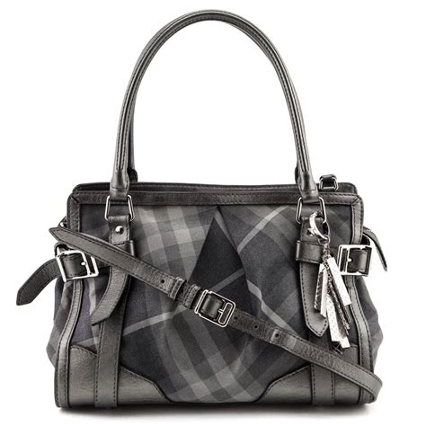 grey nova check pillow burberry|Burberry nova check bag.